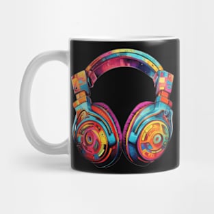 Retro Hip Hop 3D Headset. Mug